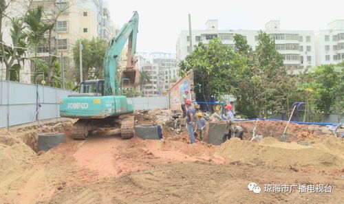瓊海市一小門前路延長線市政工程進入沖刺階段 打通城市脈絡，提升區域發展新動能
